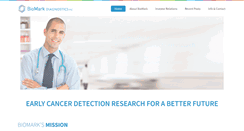 Desktop Screenshot of biomarkdiagnostics.com